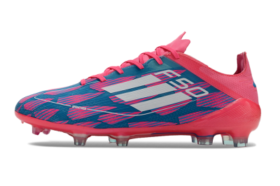 Adidas F50 Elite FG Football Boots - Pink/Blue/White