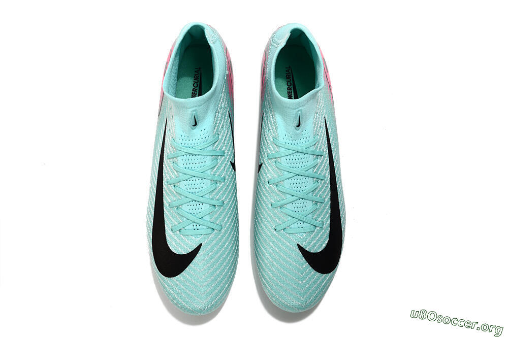 Nike Air Zoom Mercurial Superfly 10 Elite AG Football Boots - Green/Pink/Black 5