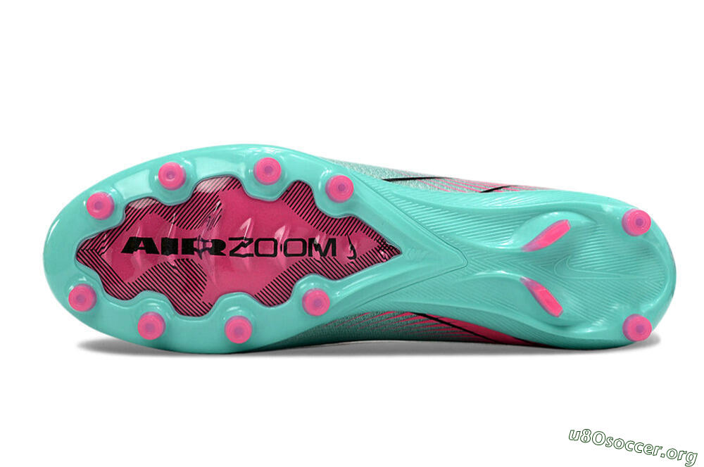 Nike Air Zoom Mercurial Superfly 10 Elite AG Football Boots - Green/Pink/Black 7