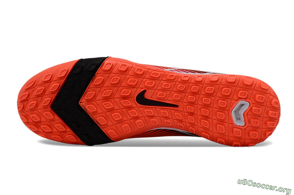 Nike Air Zoom Mercurial Vapor 16 Elite TF Football Shoes - Red/Black/White 7