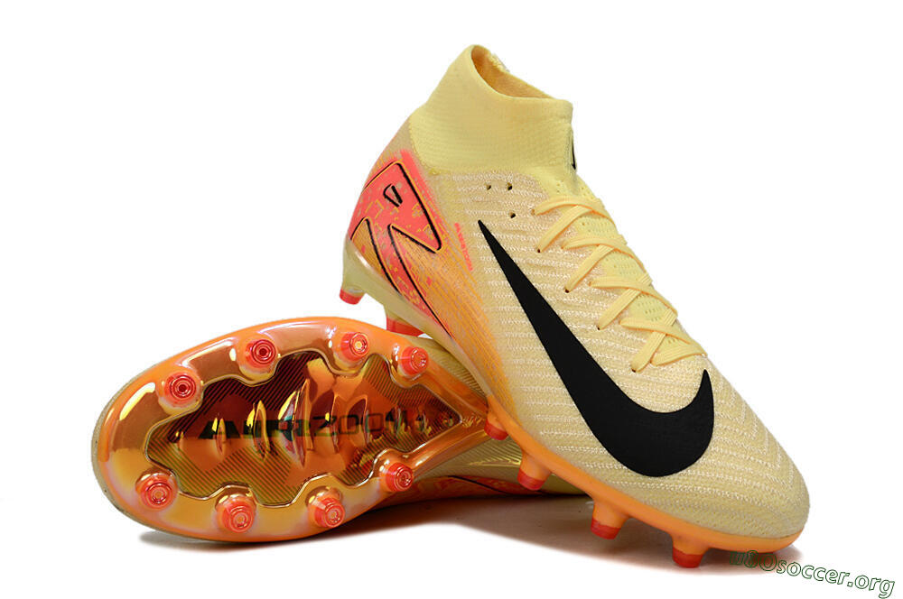 Nike Air Zoom Mercurial Superfly 10 Elite AG Football Boots - Yellow/Pink/Black 0