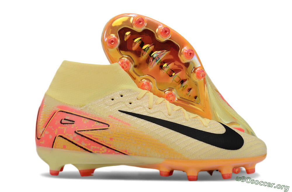 Nike Air Zoom Mercurial Superfly 10 Elite AG Football Boots - Yellow/Pink/Black 2