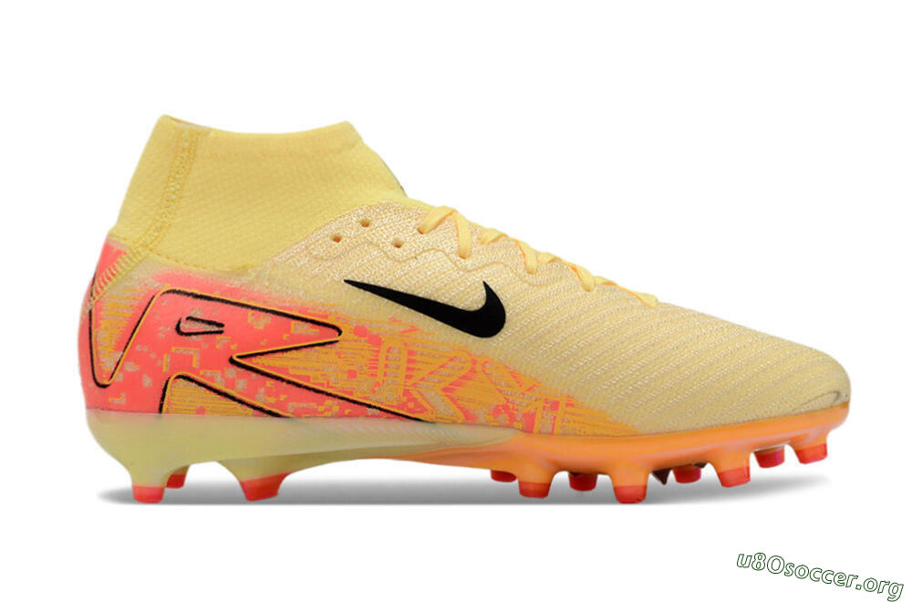 Nike Air Zoom Mercurial Superfly 10 Elite AG Football Boots - Yellow/Pink/Black 4