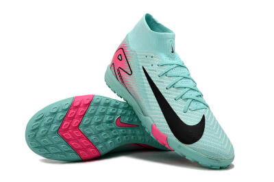 Nike Air Zoom Mercurial Superfly 10 Elite TF Football Shoes - Green/Pink/Black
