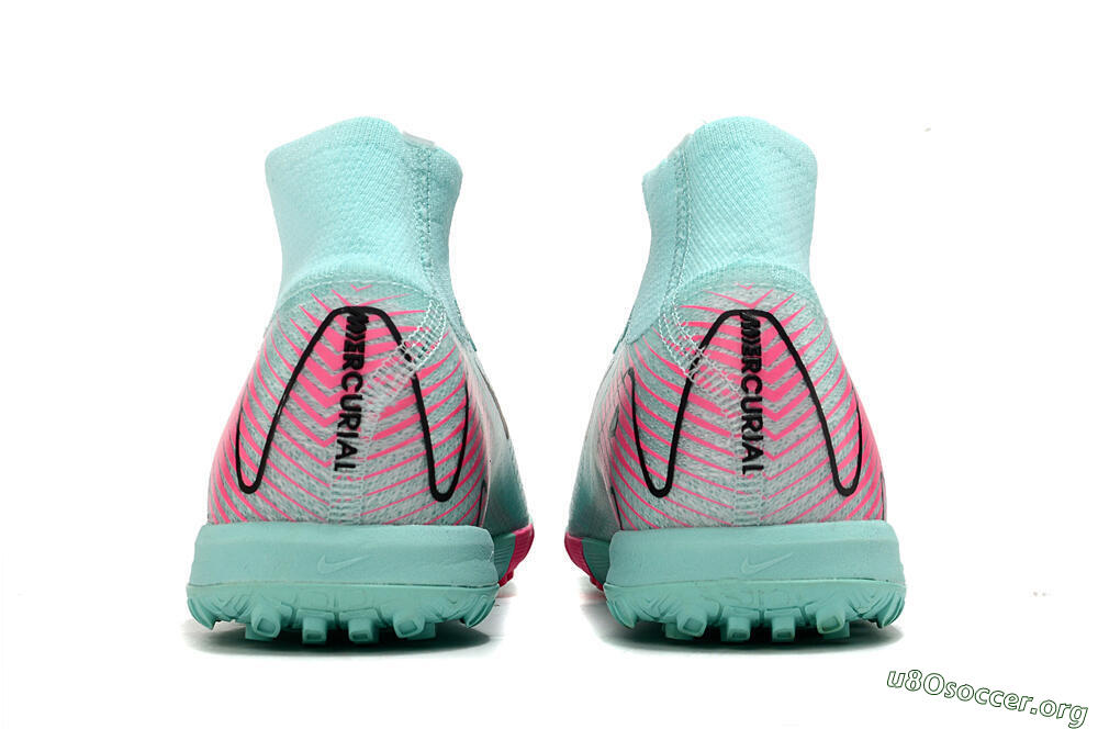Nike Air Zoom Mercurial Superfly 10 Elite TF Football Shoes - Green/Pink/Black 6