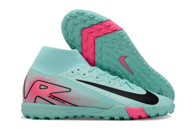 Nike Air Zoom Mercurial Superfly 10 Elite TF Football Shoes - Green/Pink/Black
