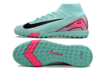 Nike Air Zoom Mercurial Superfly 10 Elite TF Football Shoes - Green/Pink/Black