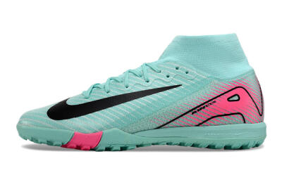 Nike Air Zoom Mercurial Superfly 10 Elite TF Football Shoes - Green/Pink/Black