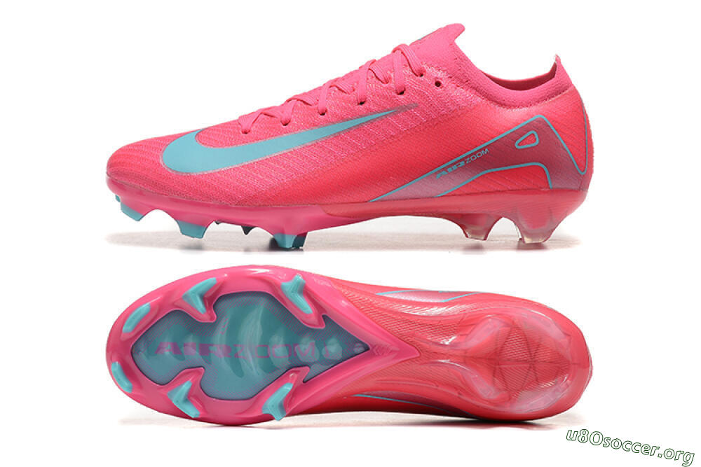 Nike Air Zoom Mercurial Vapor 16 Elite FG Football Boots - Pink/Mint 1