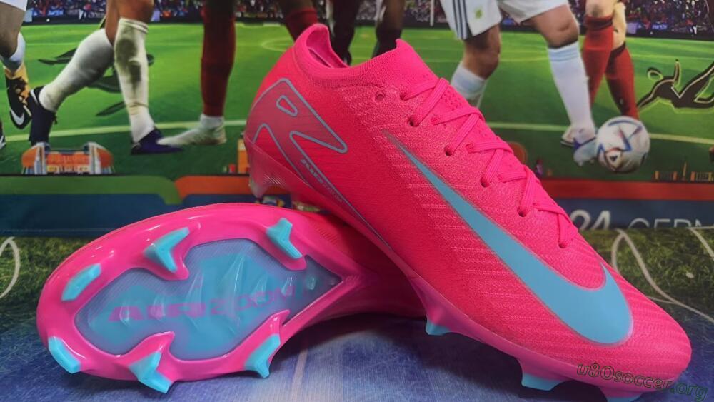 Nike Air Zoom Mercurial Vapor 16 Elite FG Football Boots - Pink/Mint