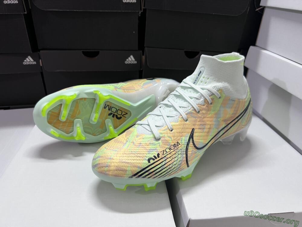 Nike Air Zoom Mercurial Superfly 9 Elite FG Football Boots - Blue/Green