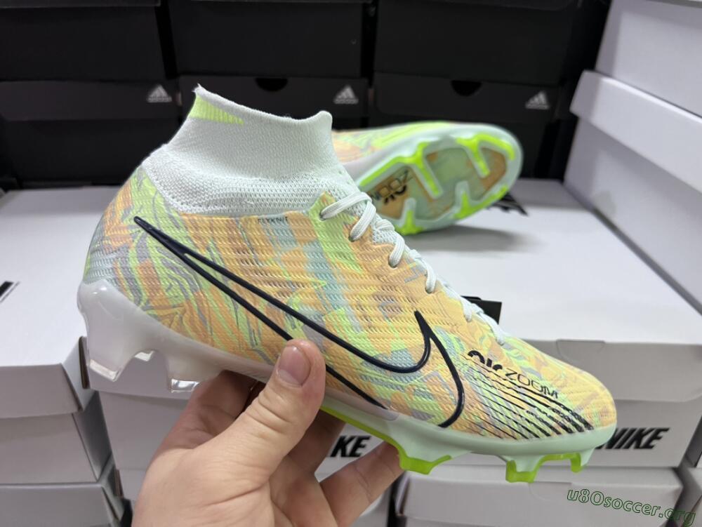 Nike Air Zoom Mercurial Superfly 9 Elite FG Football Boots - Blue/Green