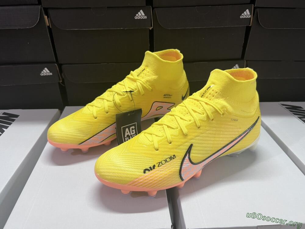 Nike Air Zoom Mercurial Superfly 9 Elite FG Football Boots - Yellow/Pink