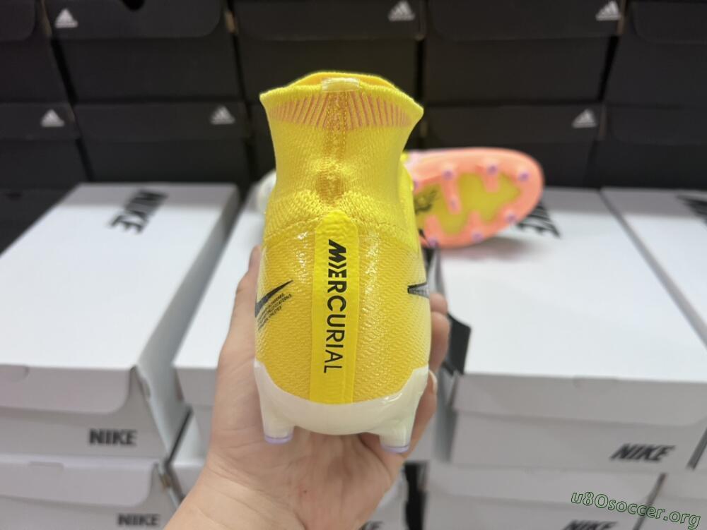 Nike Air Zoom Mercurial Superfly 9 Elite FG Football Boots - Yellow/Pink