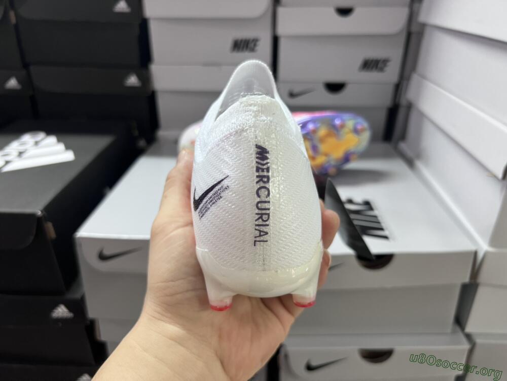 Nike Air Zoom Mercurial Vapor 15 Elite AG Football Boots - White/Pink