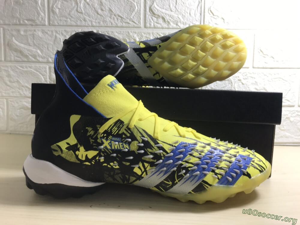 Adidas Predator Freak.1 TF Football Shoes - Yellow/Black/Blue
