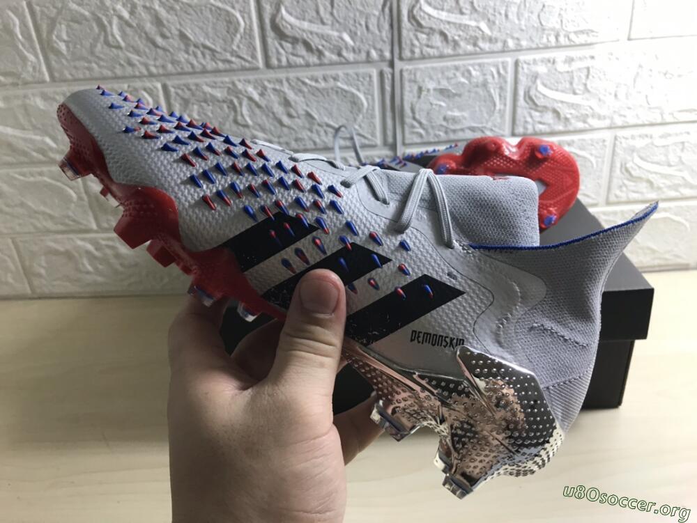 Adidas Predator Freak.1 FG Football Boots - Sliver/Black/Red