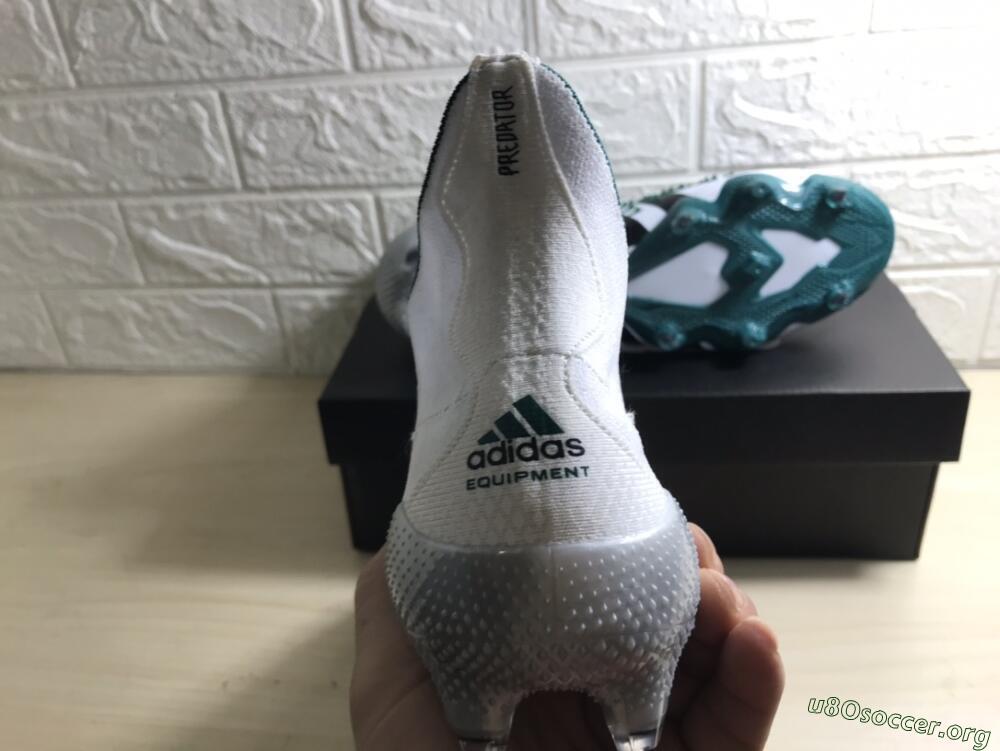 Adidas Predator Freak+ FG Football Boots - White/Black/Green