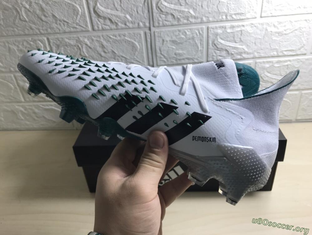 Adidas Predator Freak.1 FG Football Boots - White/Green/Black