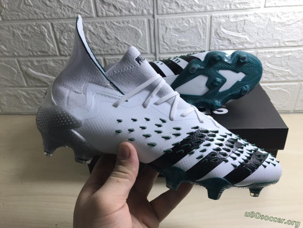 Adidas Predator Freak.1 FG Football Boots - White/Green/Black