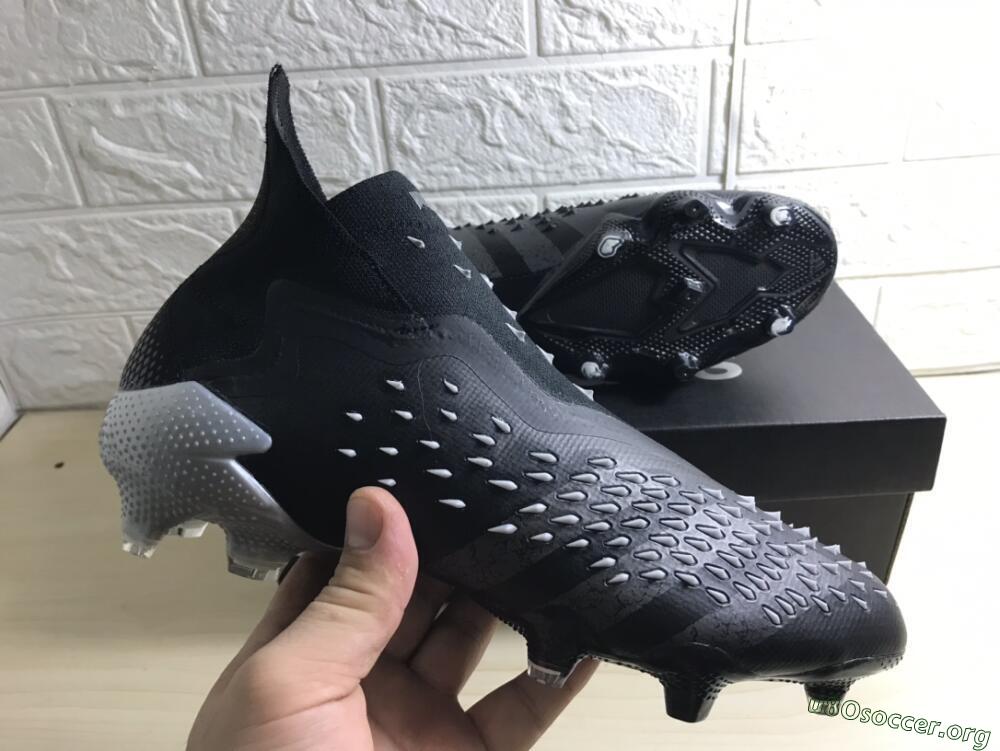Adidas Predator Freak+ FG Football Boots - Black/Siliver