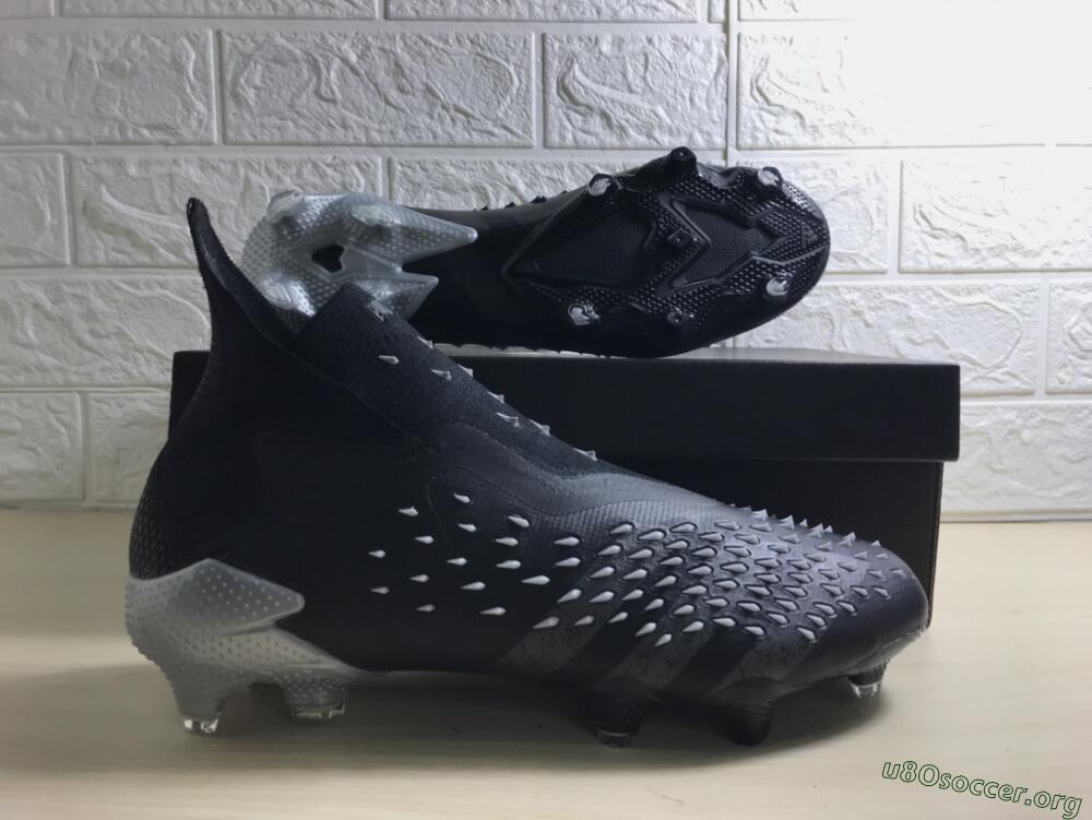 Adidas Predator Freak+ FG Football Boots - Black/Siliver
