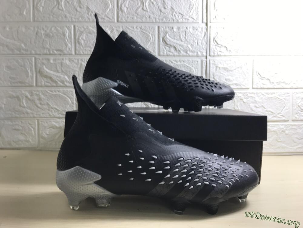Adidas Predator Freak+ FG Football Boots - Black/Siliver