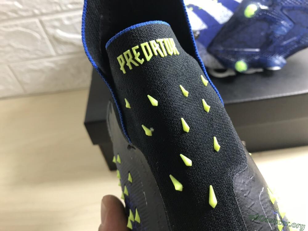 Adidas Predator Freak+ FG Football Boots - Black/White/Blue