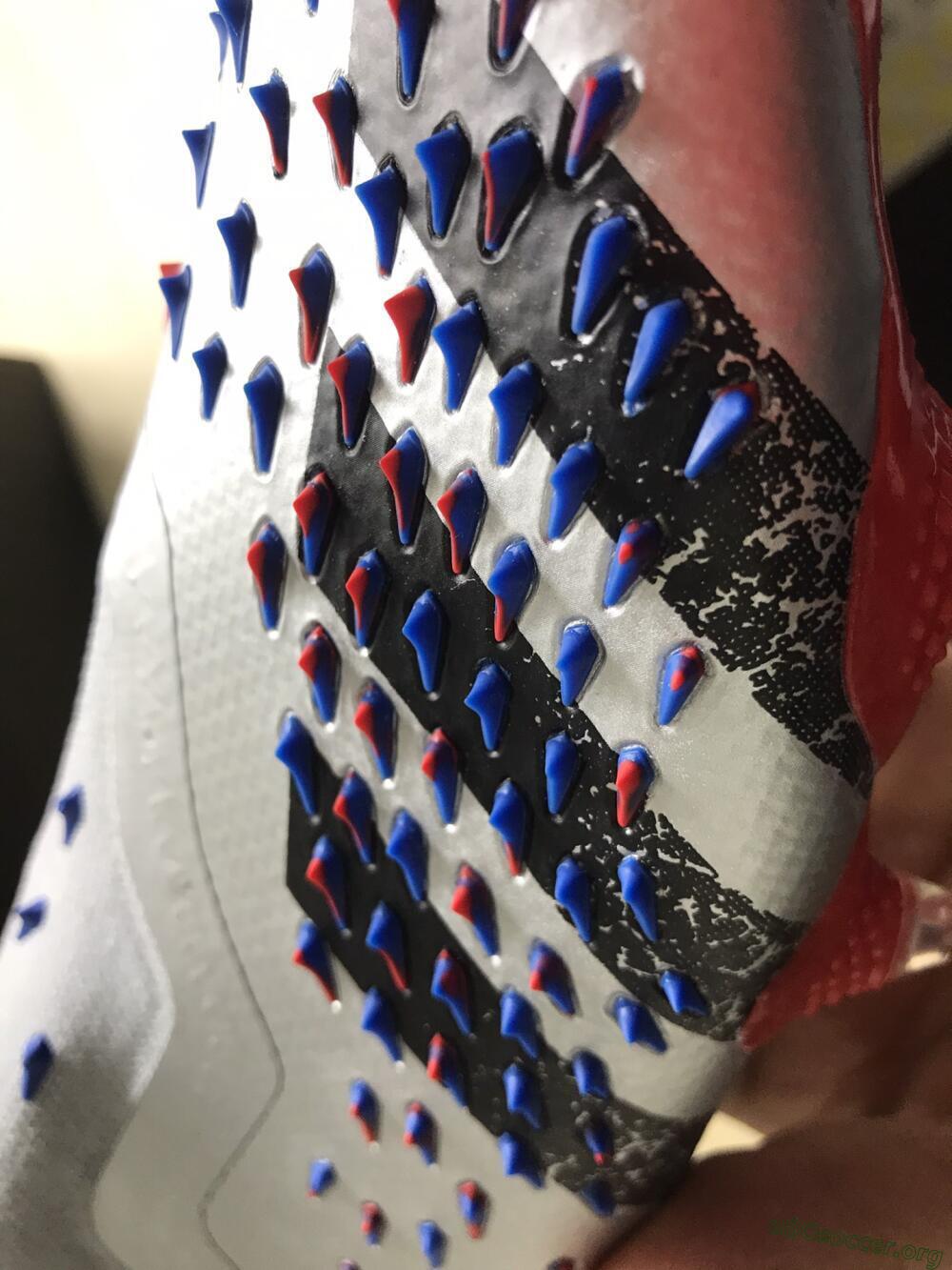 Adidas Predator Freak+ FG Football Boots - Silver/Black/Blue/Red