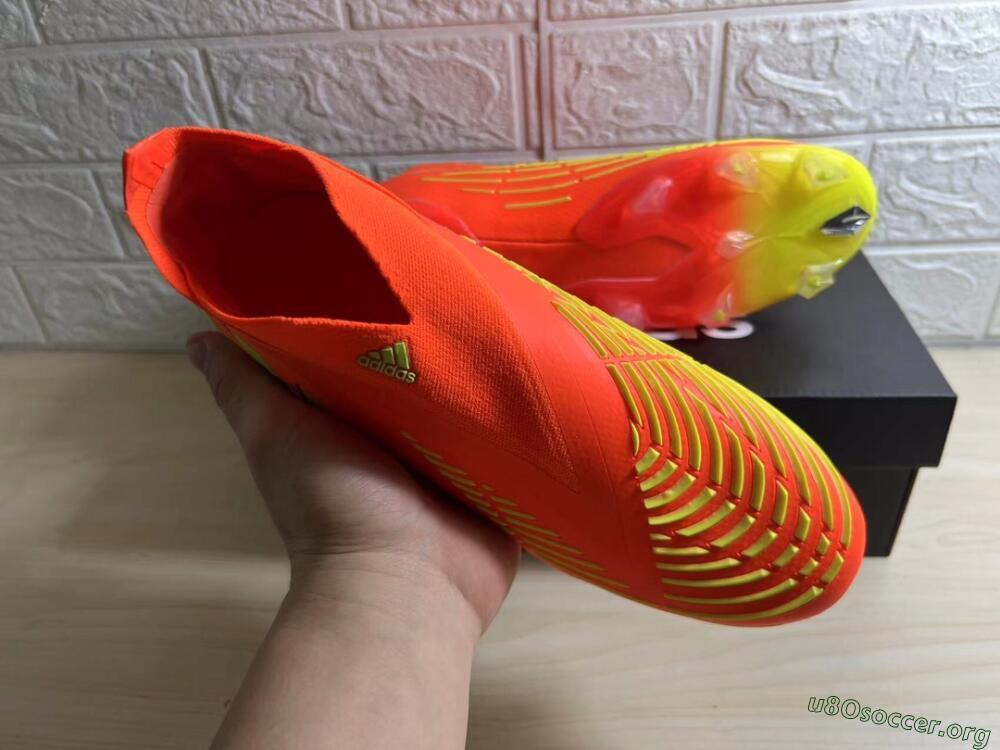 Adidas Predator Edge.1 Low FG Football Boots - Orange/Yellow