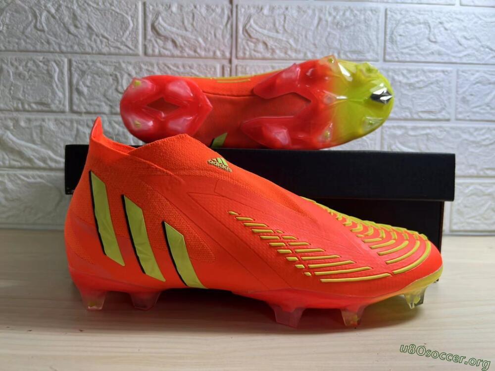 Adidas Predator Edge.1 Low FG Football Boots - Orange/Yellow