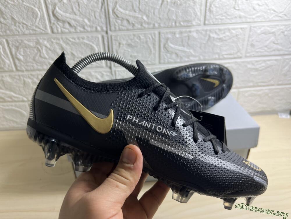 Nike Phantom GT 2 FG Football Boots - Black/Silver/Gold