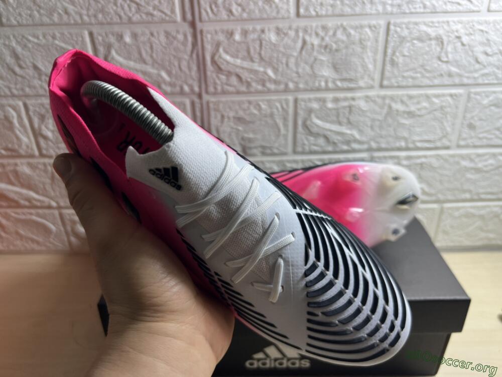 Adidas Predator Edge.1 FG Football Boots - White/Pink