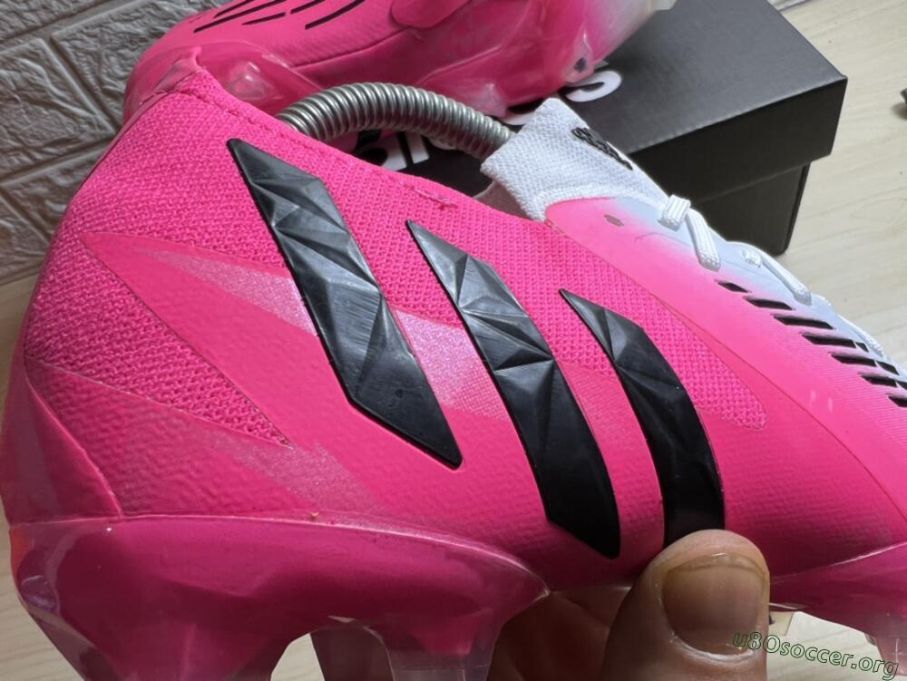 Adidas Predator Edge.1 FG Football Boots - White/Pink