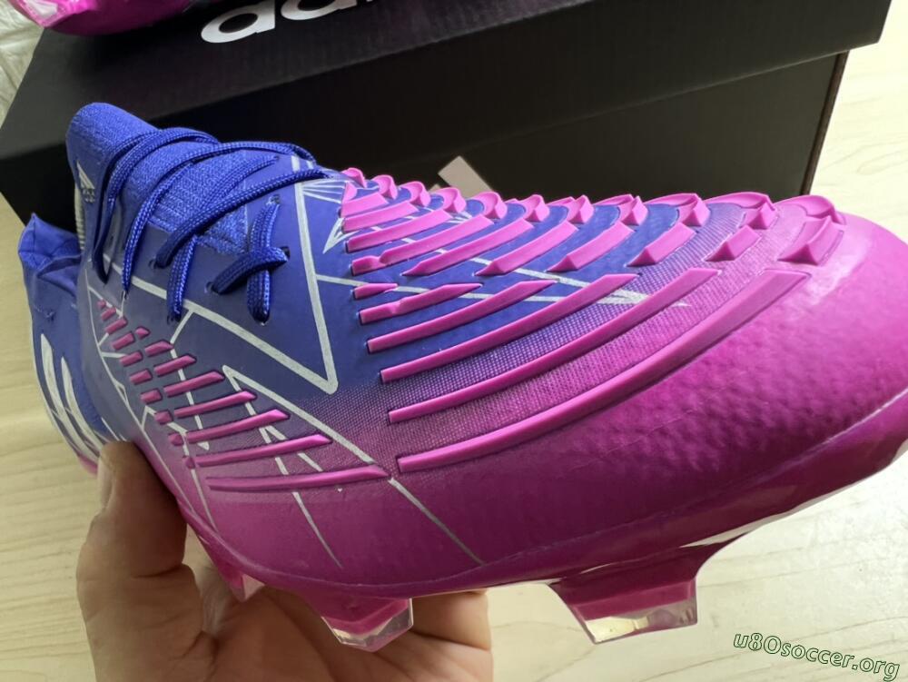 Adidas Predator Edge.1 Low FG Football Boots - Purple/Pink
