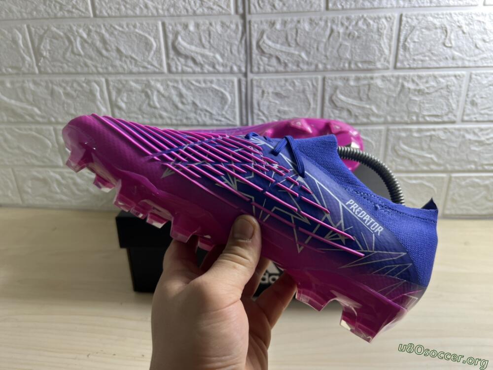 Adidas Predator Edge.1 Low FG Football Boots - Purple/Pink