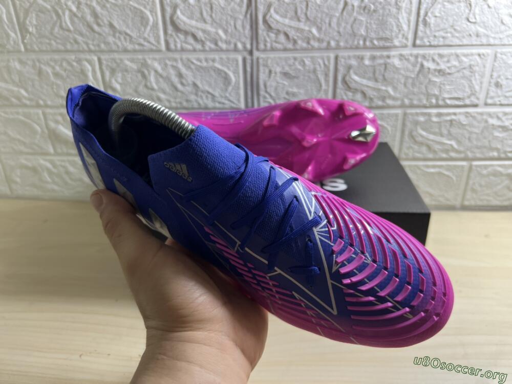Adidas Predator Edge.1 Low FG Football Boots - Purple/Pink
