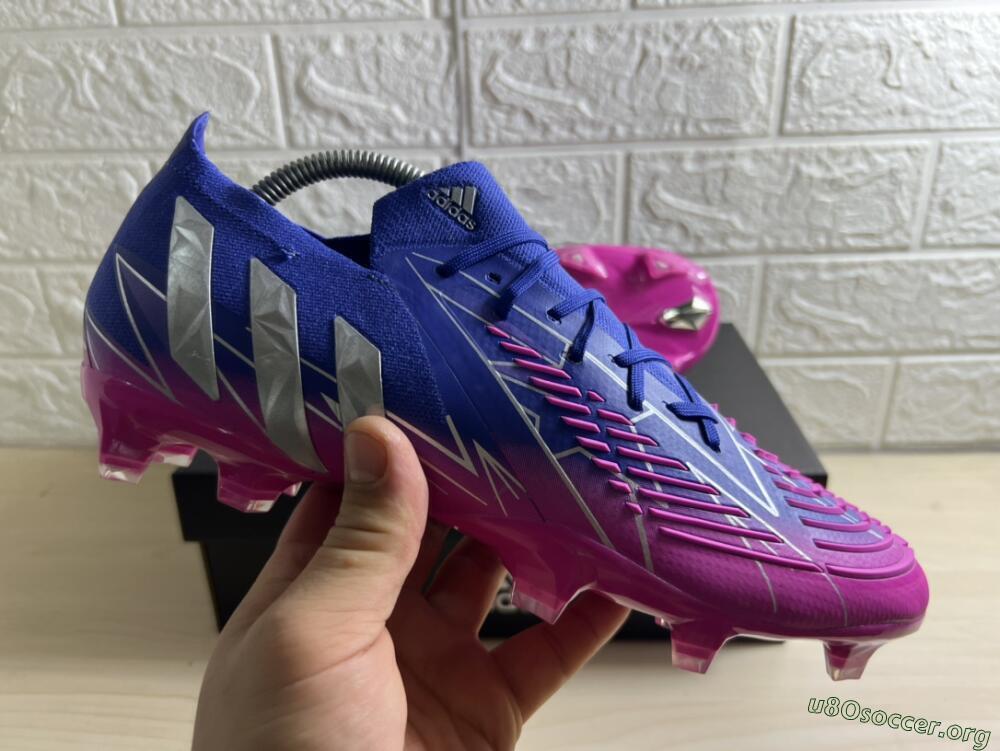 Adidas Predator Edge.1 Low FG Football Boots - Purple/Pink