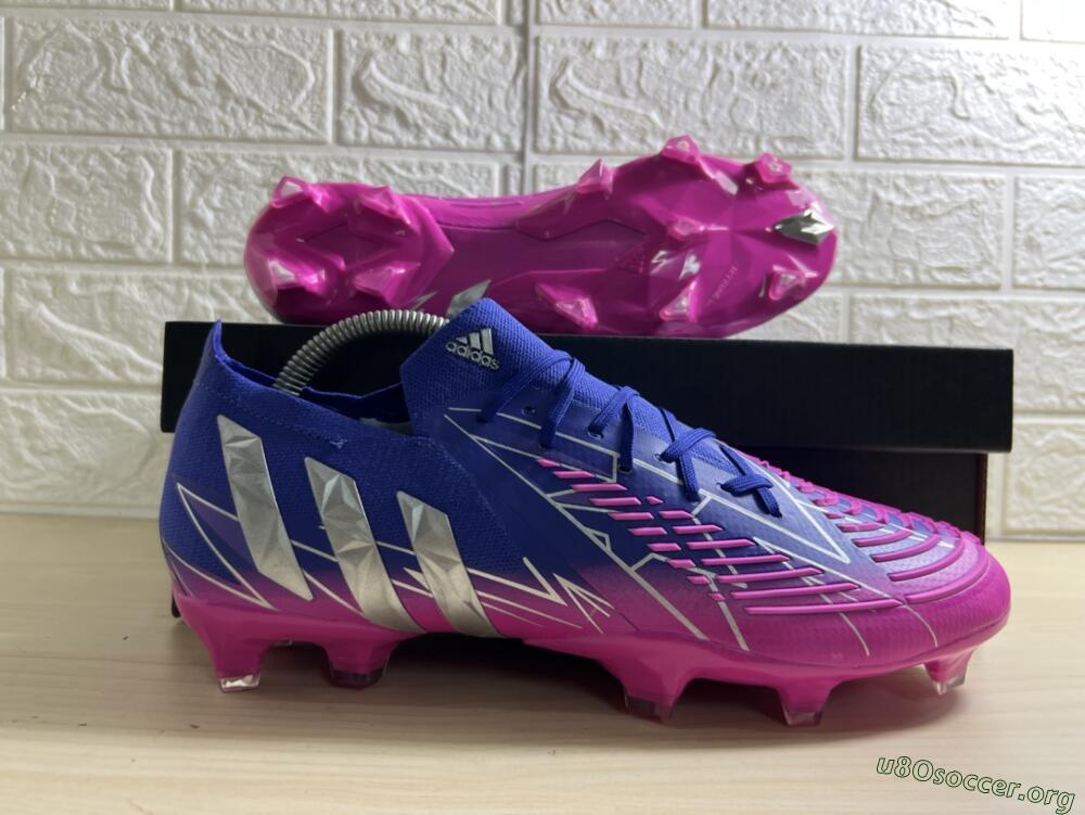 Adidas Predator Edge.1 Low FG Football Boots - Purple/Pink