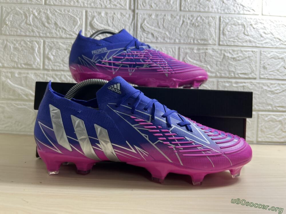 Adidas Predator Edge.1 Low FG Football Boots - Purple/Pink