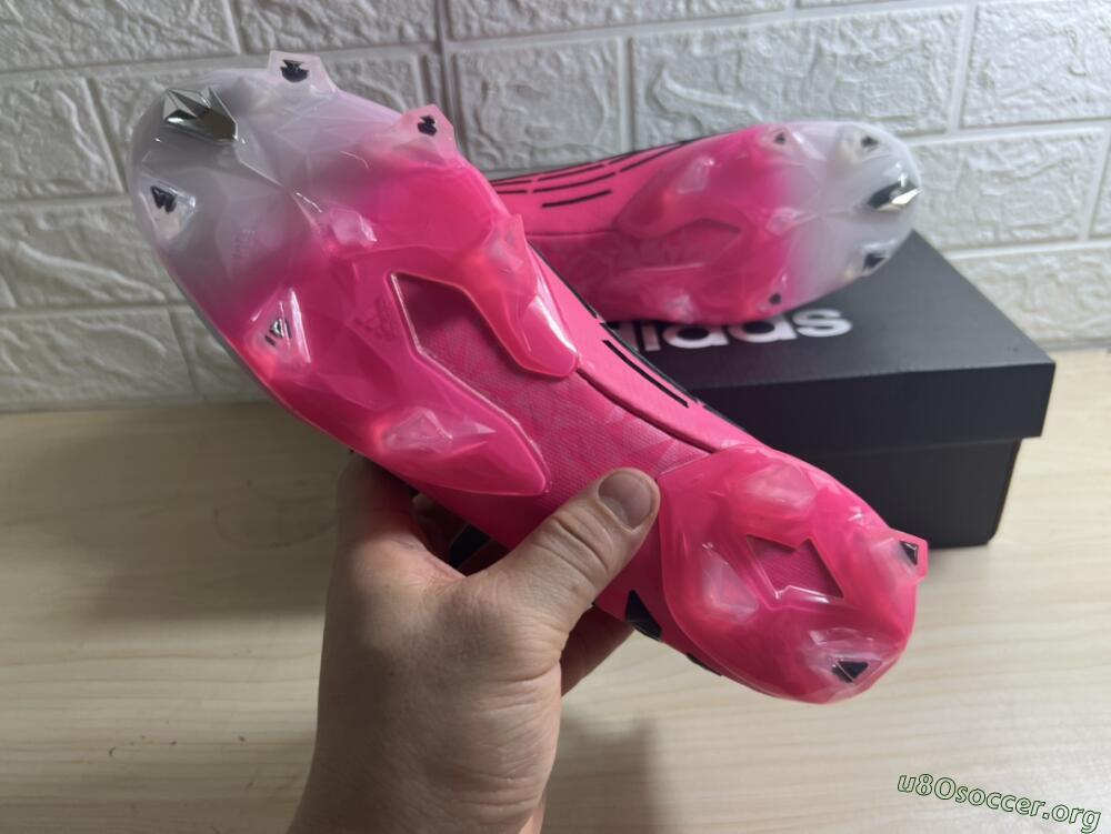 Adidas Predator Edge.1 Low FG Football Boots - White/Pink