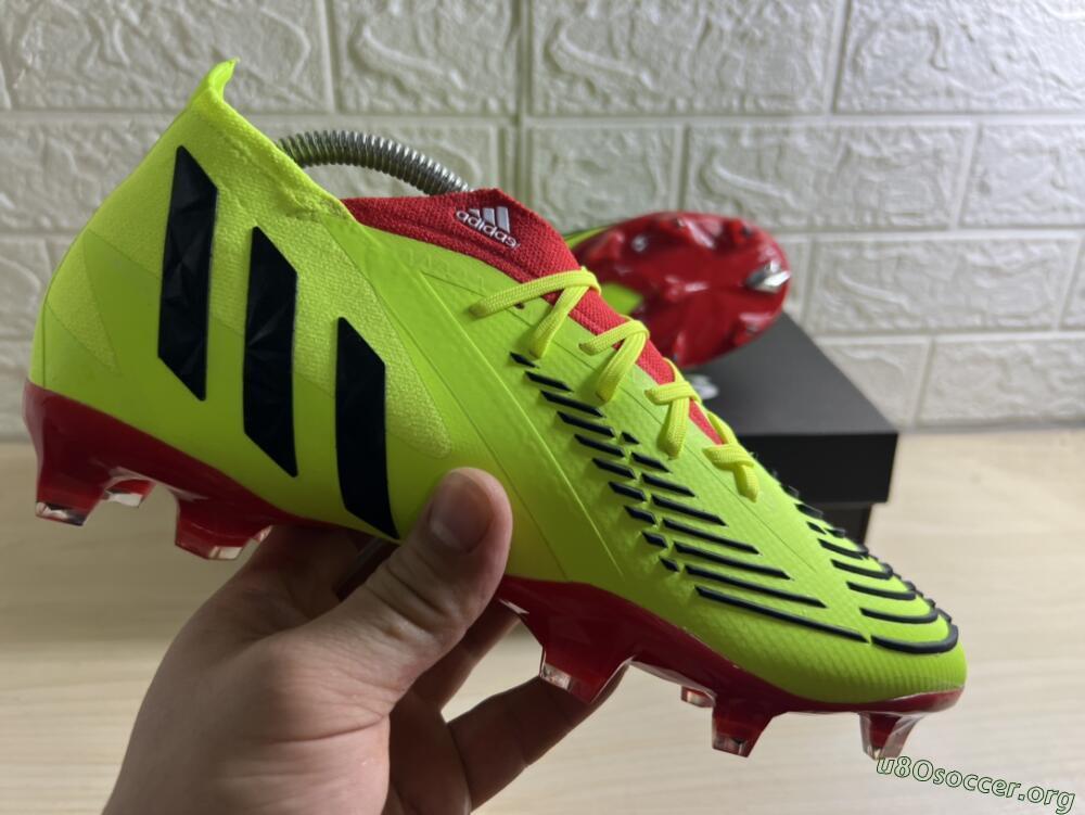 Adidas Predator Edge Geometric.1 FG Football Boots - Green/Red