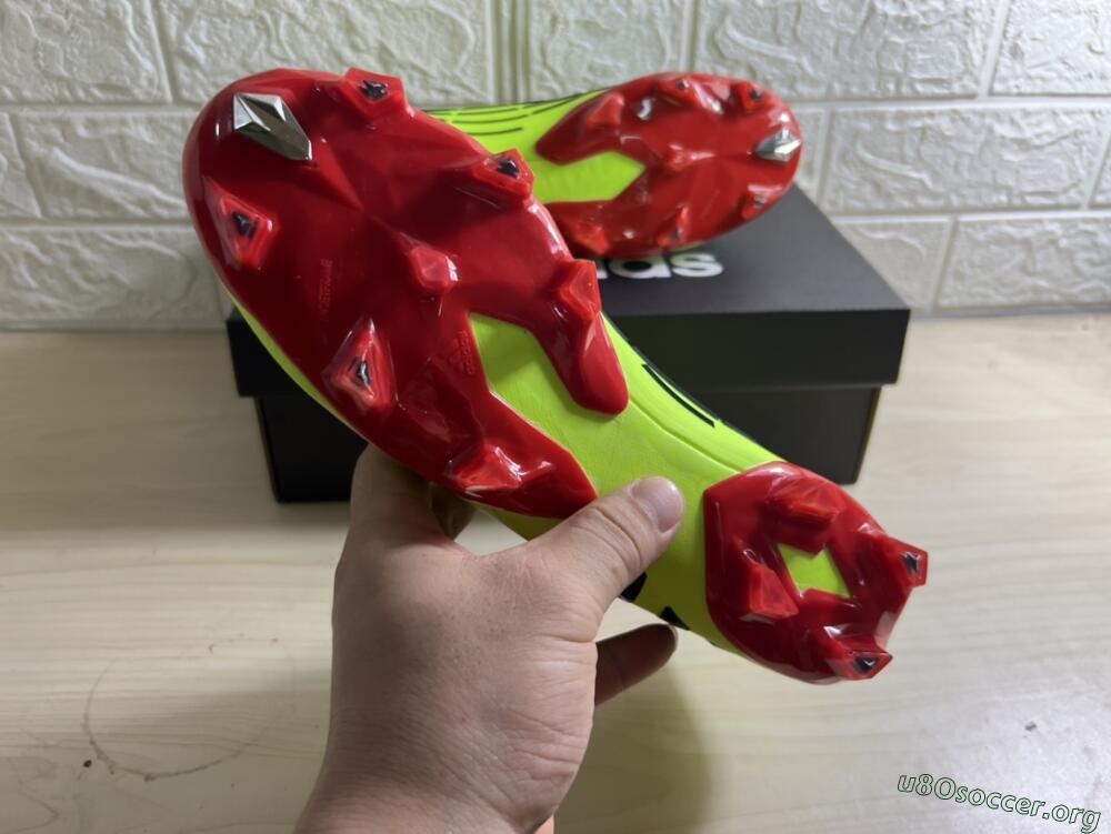 Adidas Predator Edge Geometric.1 FG Football Boots - Green/Red