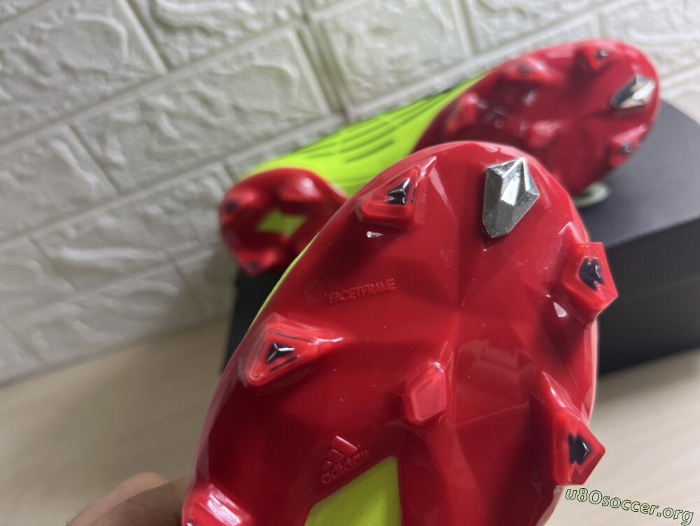 Adidas Predator Edge Geometric+ FG Football Boots - Green/Red