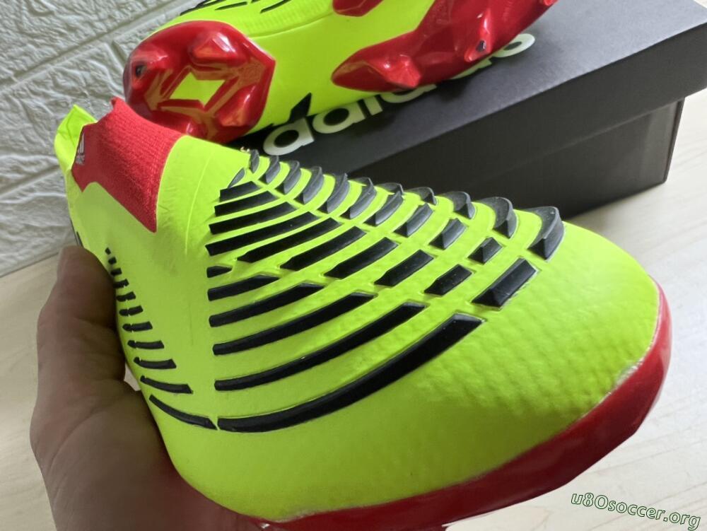 Adidas Predator Edge Geometric+ FG Football Boots - Green/Red