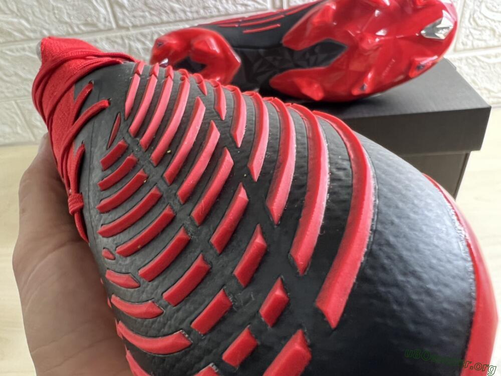 Adidas Predator Edge Geometric.1 FG Football Boots - Red/Black/White