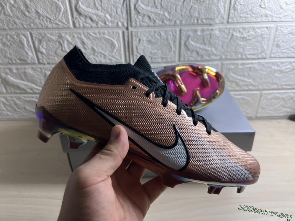 Nike Air Zoom Mercurial Vapor 15 Elite FG Football Boots - Gold/White/Black
