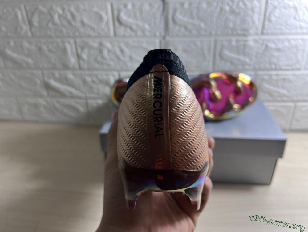 Nike Air Zoom Mercurial Vapor 15 Elite FG Football Boots - Gold/White/Black