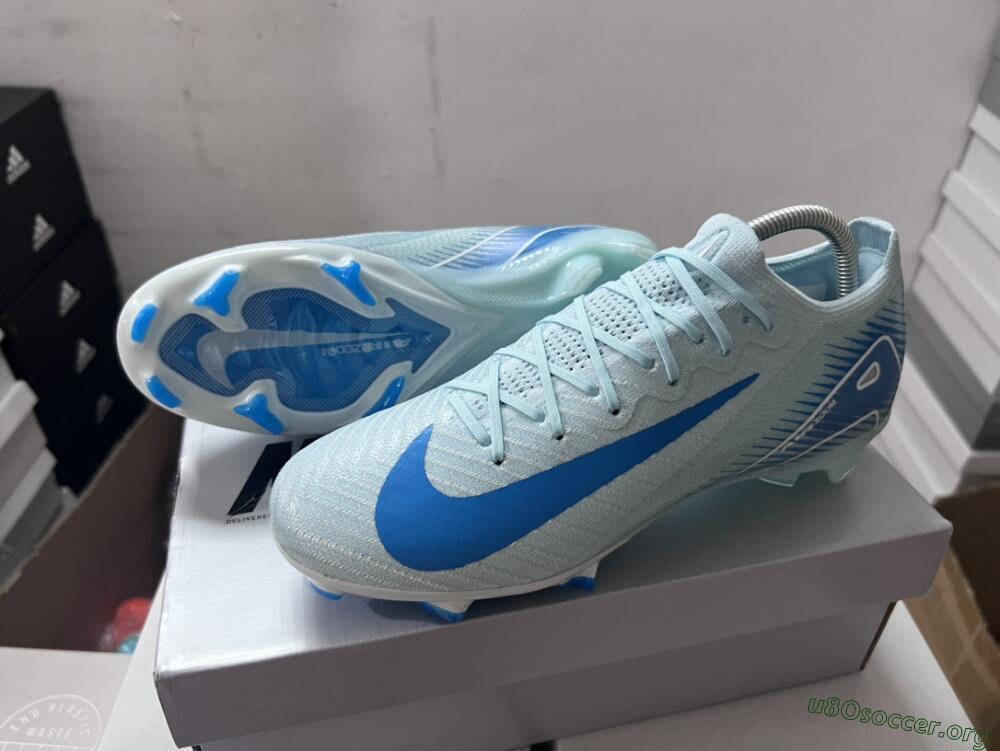 Nike Air Zoom Mercurial Vapor 16 Elite FG Football Boots - Jade/White