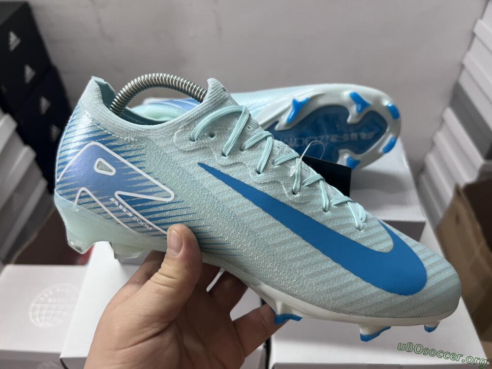 Nike Air Zoom Mercurial Vapor 16 Elite FG Football Boots - Jade/White